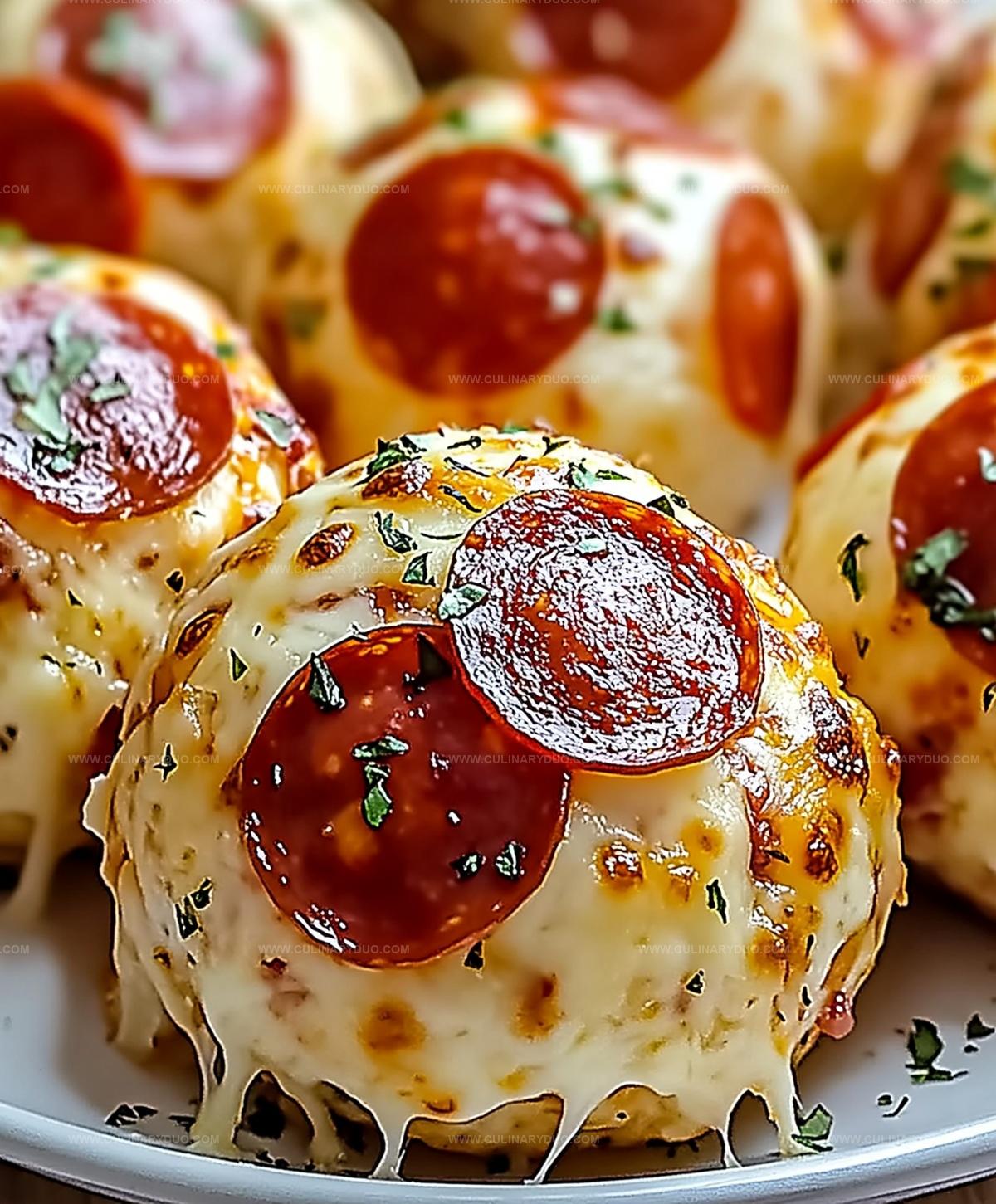 Pepperoni Pizza Bombs Recipe