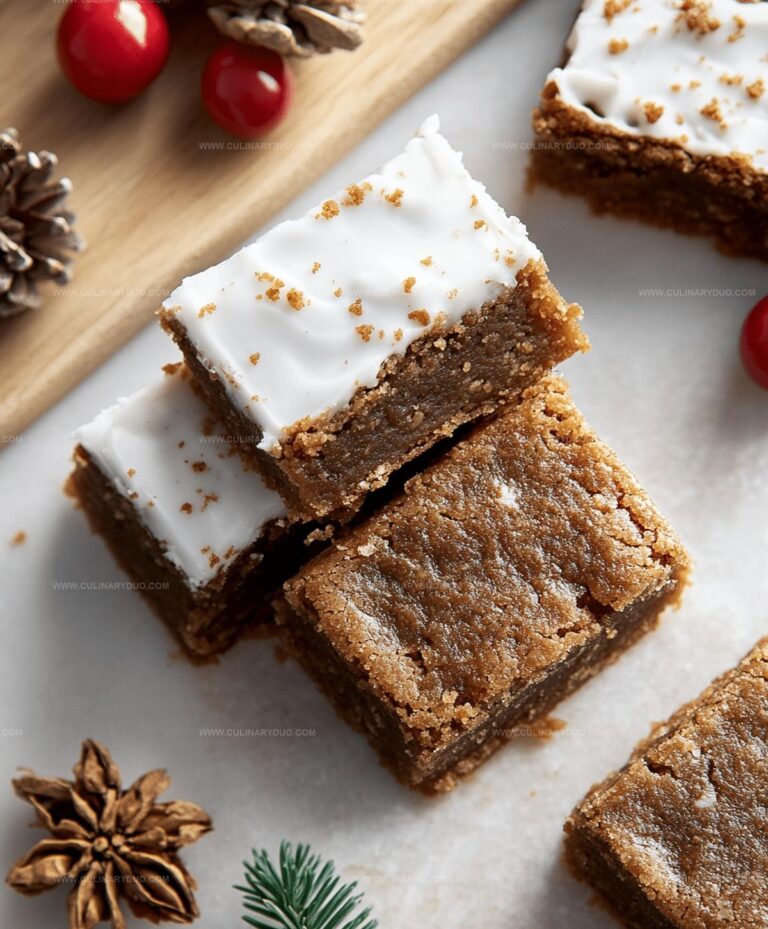 Gingerbread Cookie Bars Recipe