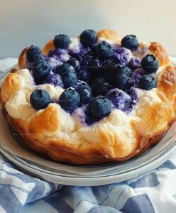 Blueberry Fluffy Cottage Cheese Cloud Bread Recipe