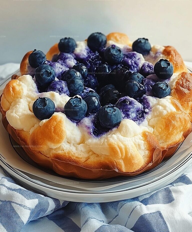Blueberry Fluffy Cottage Cheese Cloud Bread Recipe