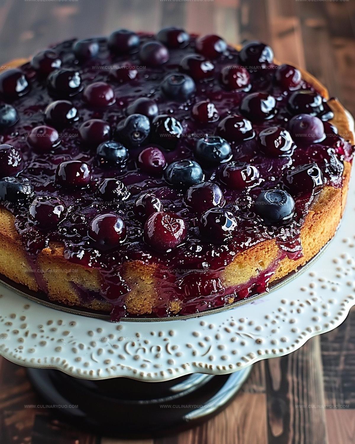 Blueberry Upside Down Cake Recipe