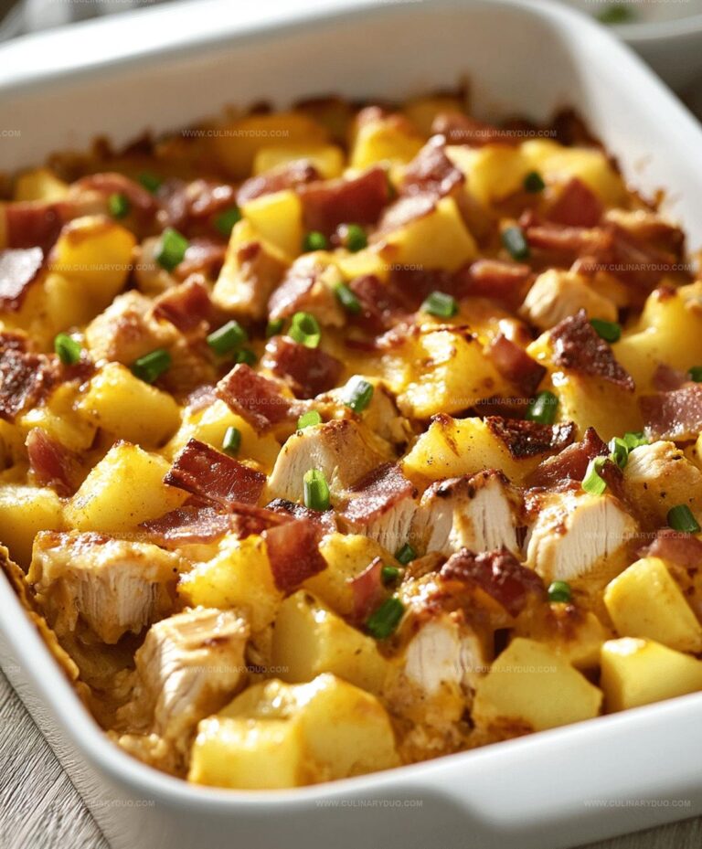 Loaded Chicken And Potato Casserole Recipe
