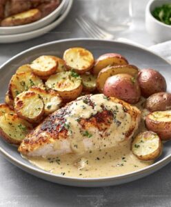Chicken And Potatoes With Dijon Cream Sauce Recipe