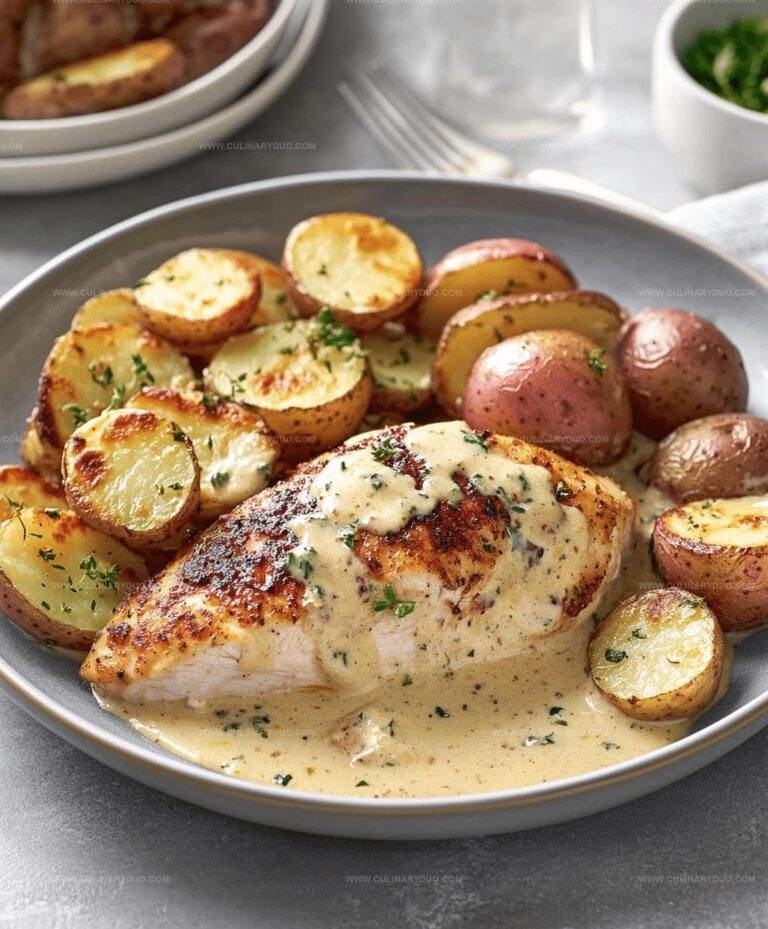 Chicken And Potatoes With Dijon Cream Sauce Recipe
