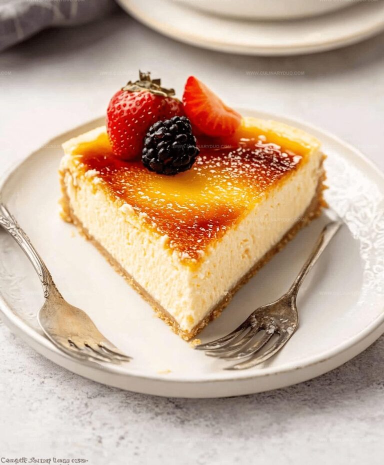Creme Brulee Cheesecake Recipe