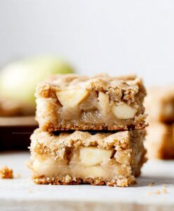 Brown Butter Apple Blondies Recipe