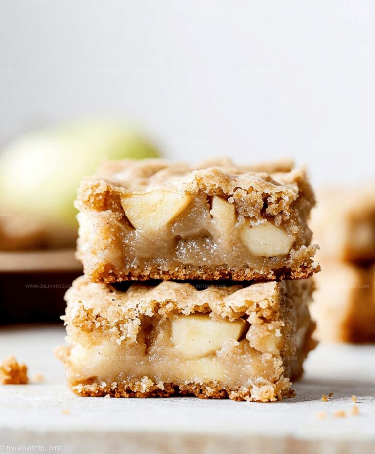 Brown Butter Apple Blondies Recipe