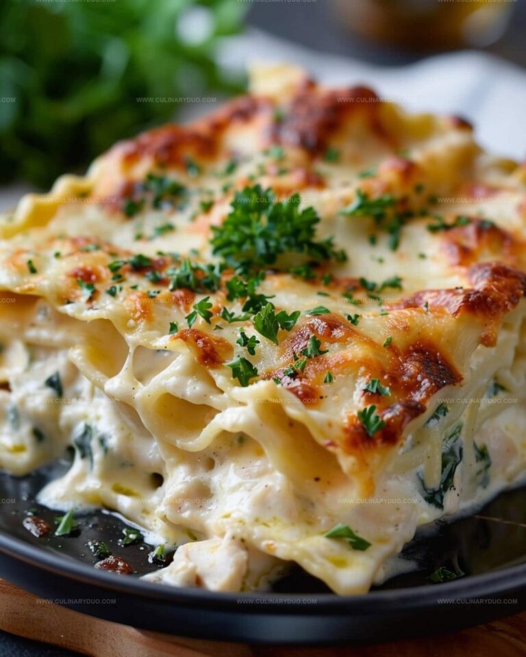 Chicken Alfredo Lasagna Recipe