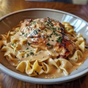 Chicken with Buttered Noodles Recipe