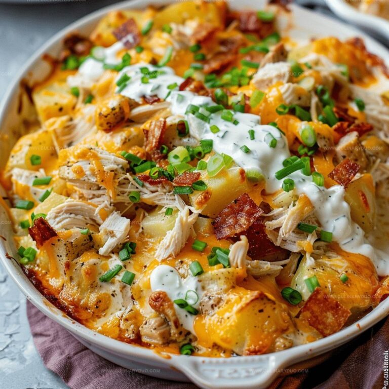 Cheesy Chicken Potato Casserole Recipe