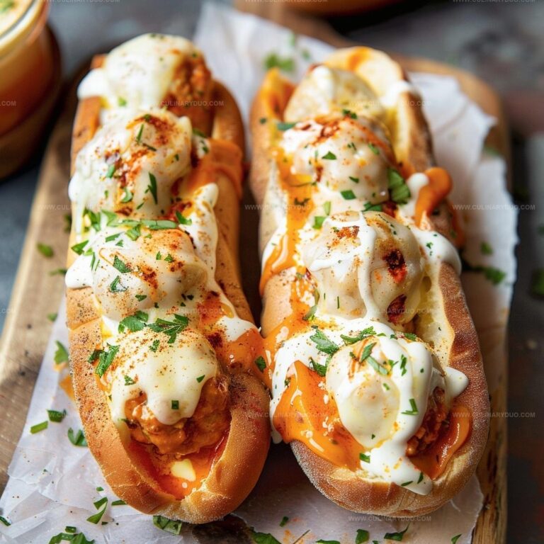 Buffalo Chicken Meatball Subs Recipe