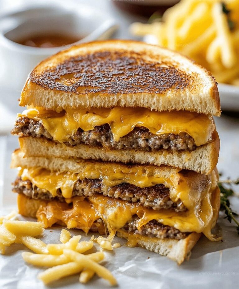 Grilled Cheese Patty Melts Recipe