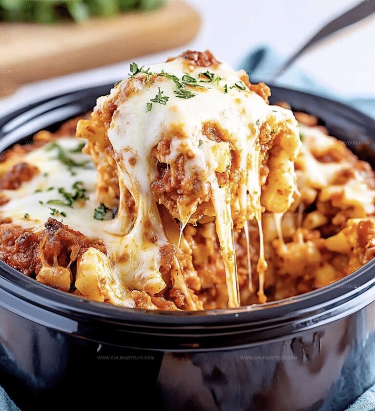 Crockpot Pizza Casserole Recipe