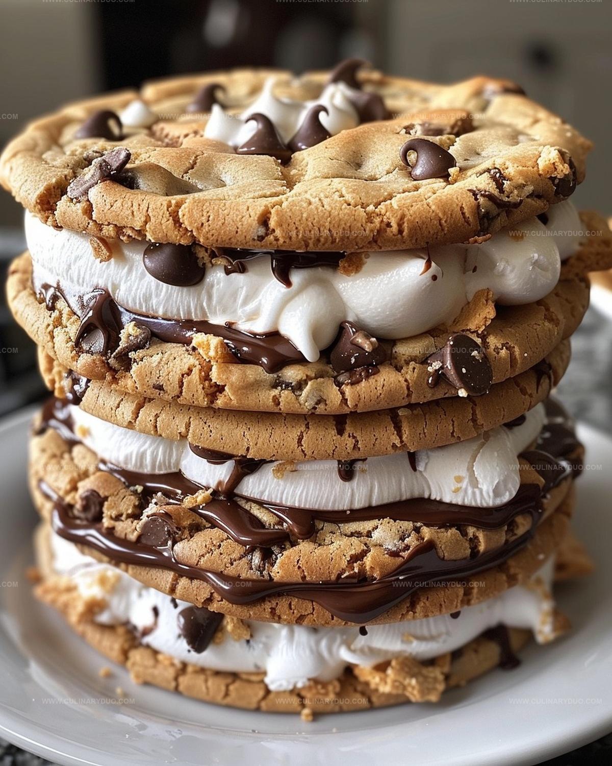Ultimate Chocolate Chip Cookie Smores Stack Recipe