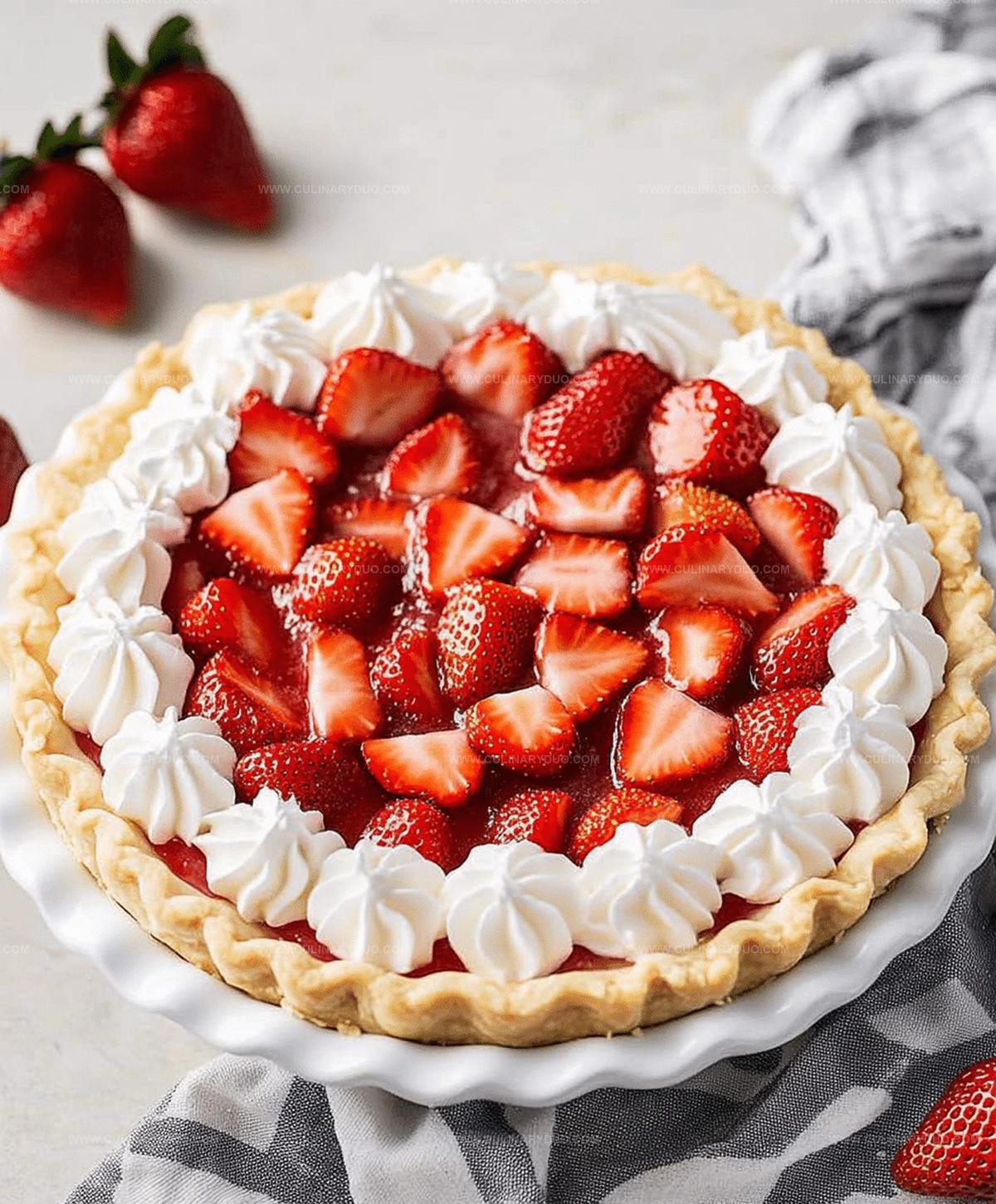 Big Boys Fresh Strawberry Pie Recipe