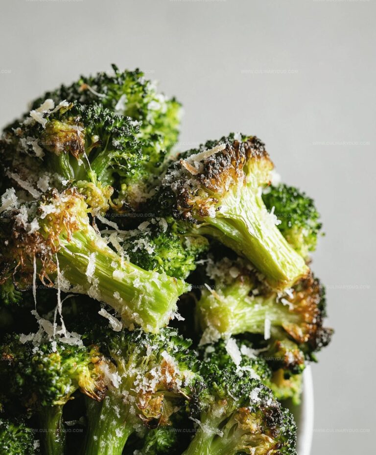 Garlic Parmesan Roasted Broccoli Recipe