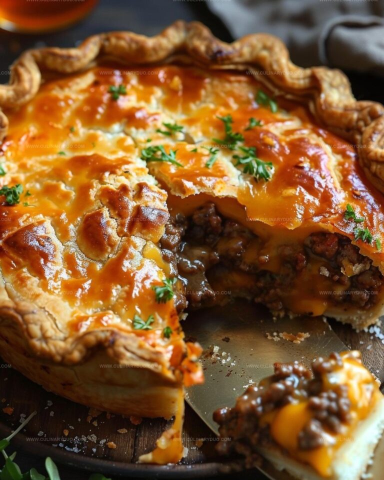 Cheeseburger Delight Pie Recipe