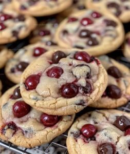 Maraschino Cherry Chocolate Chip Cookies Recipe