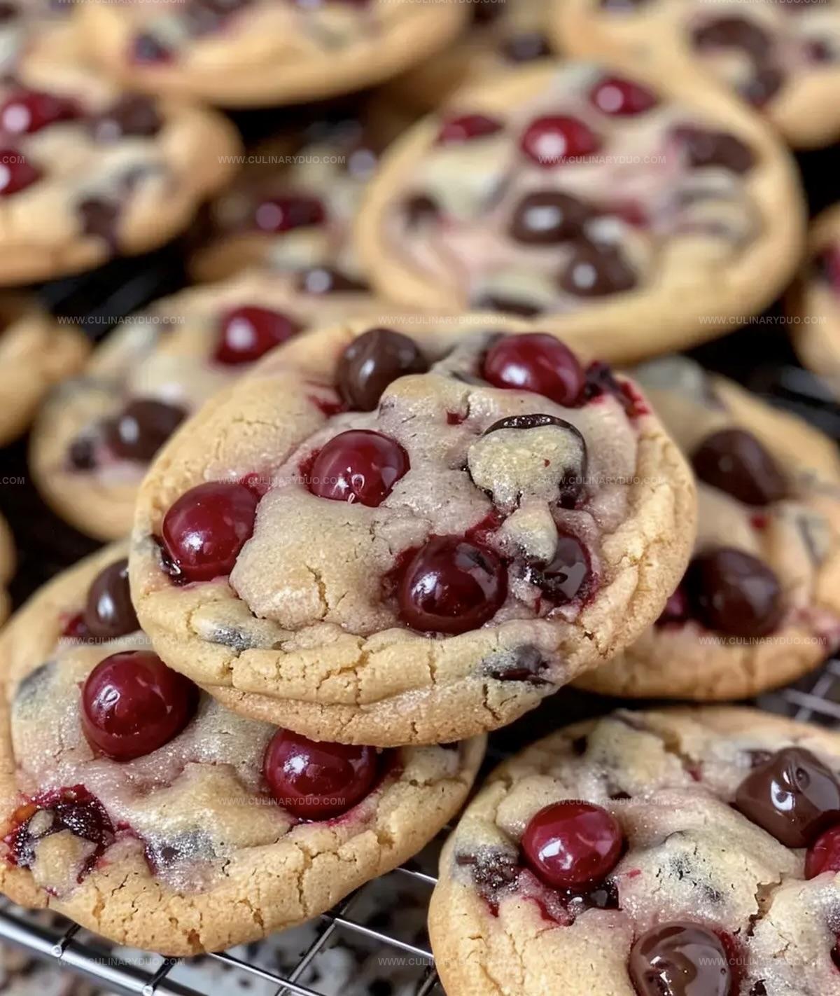 Maraschino Cherry Chocolate Chip Cookies Recipe