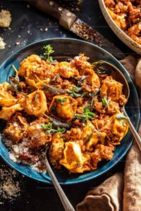 Quick Tortellini Bolognese Recipe