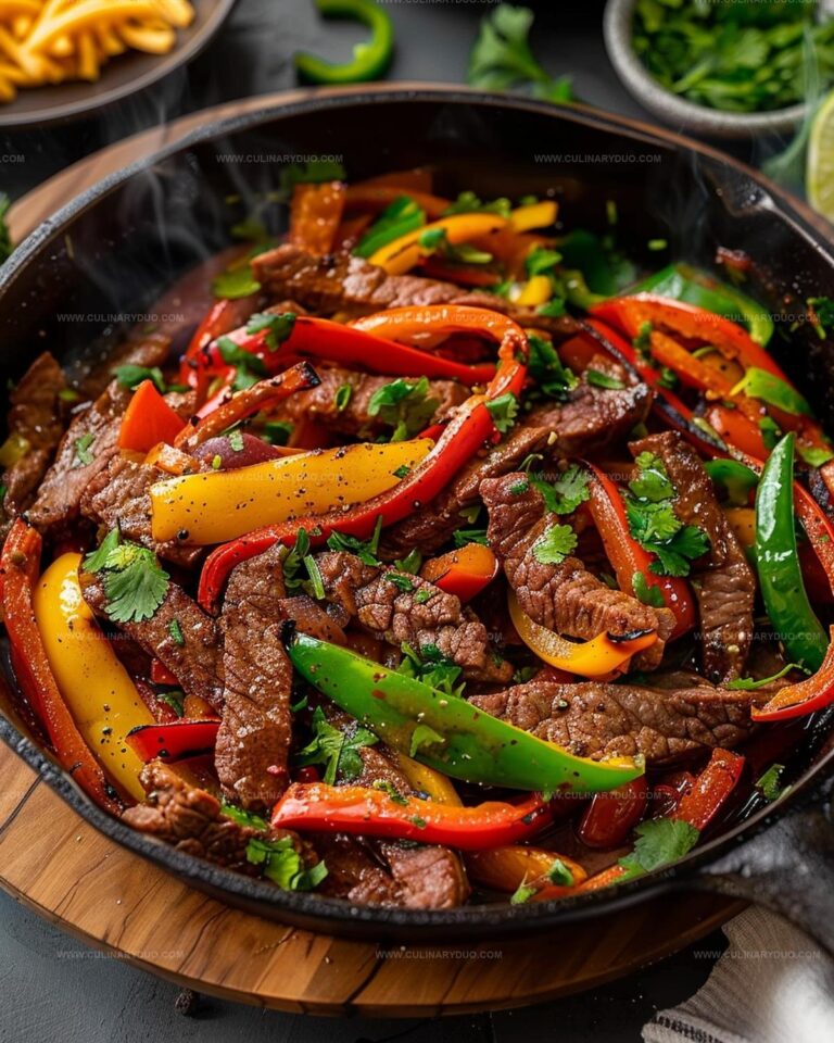 Sizzling Steak Fajitas Recipe