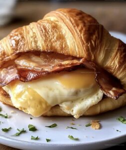 Croissant Breakfast Sandwich Recipe