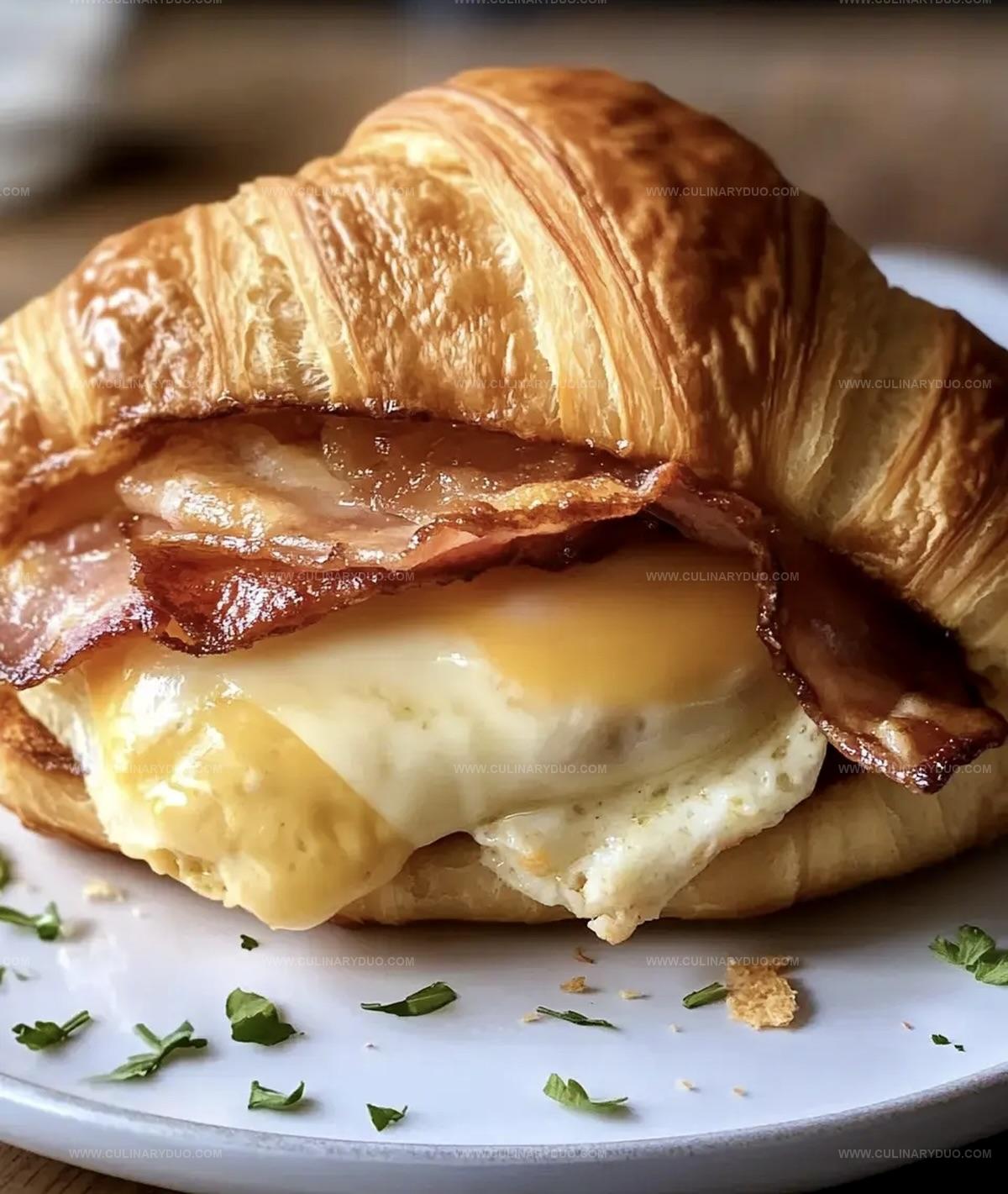 Croissant Breakfast Sandwich Recipe