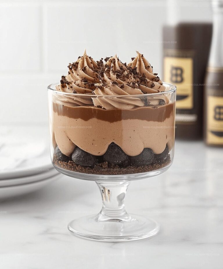 Baileys Chocolate Cheesecake Trifle Recipe