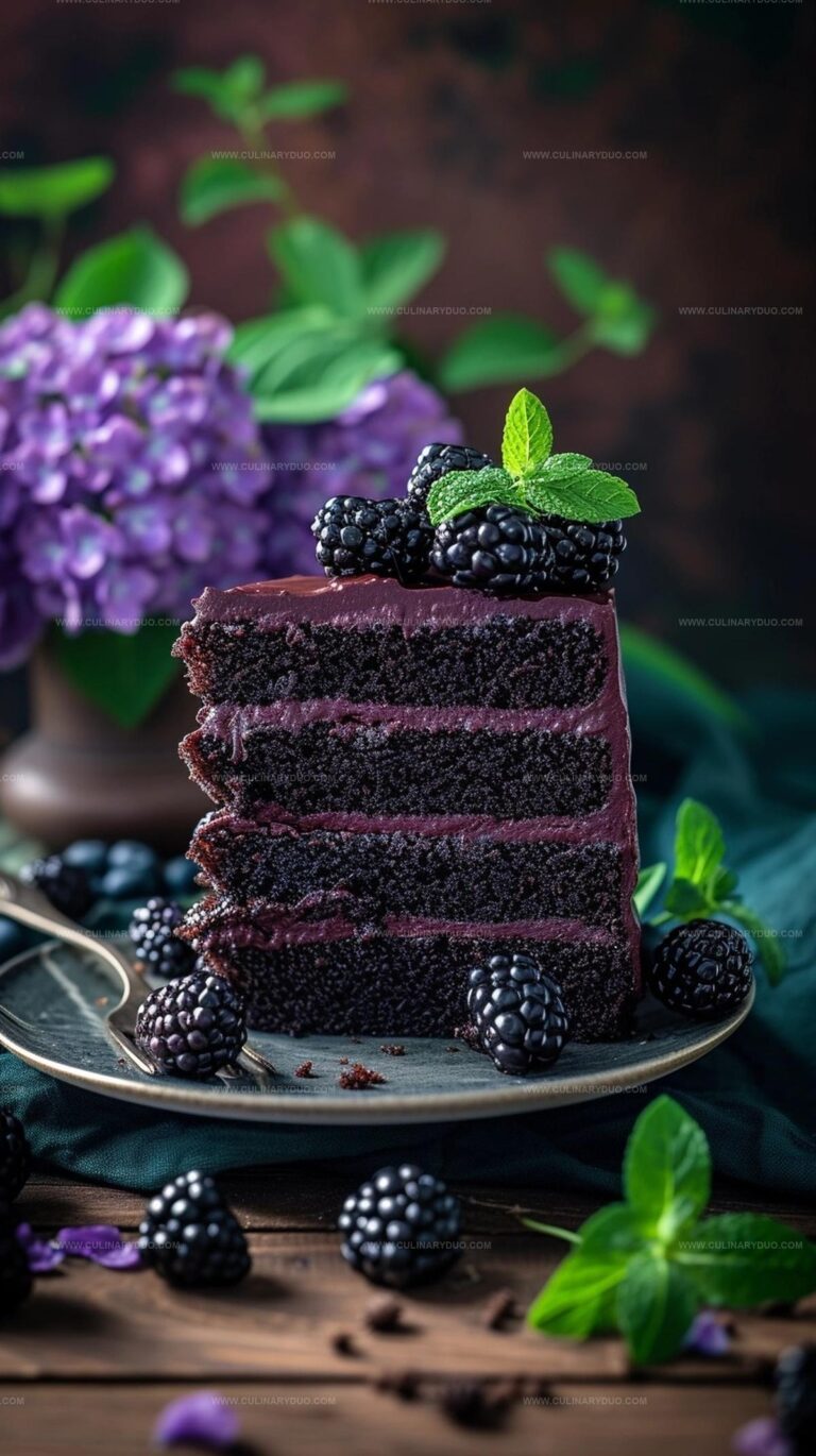 Midnight Blackberry Cake Recipe