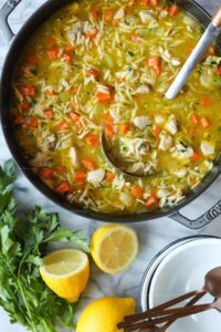 Lemon Chicken Orzo Soup Recipe