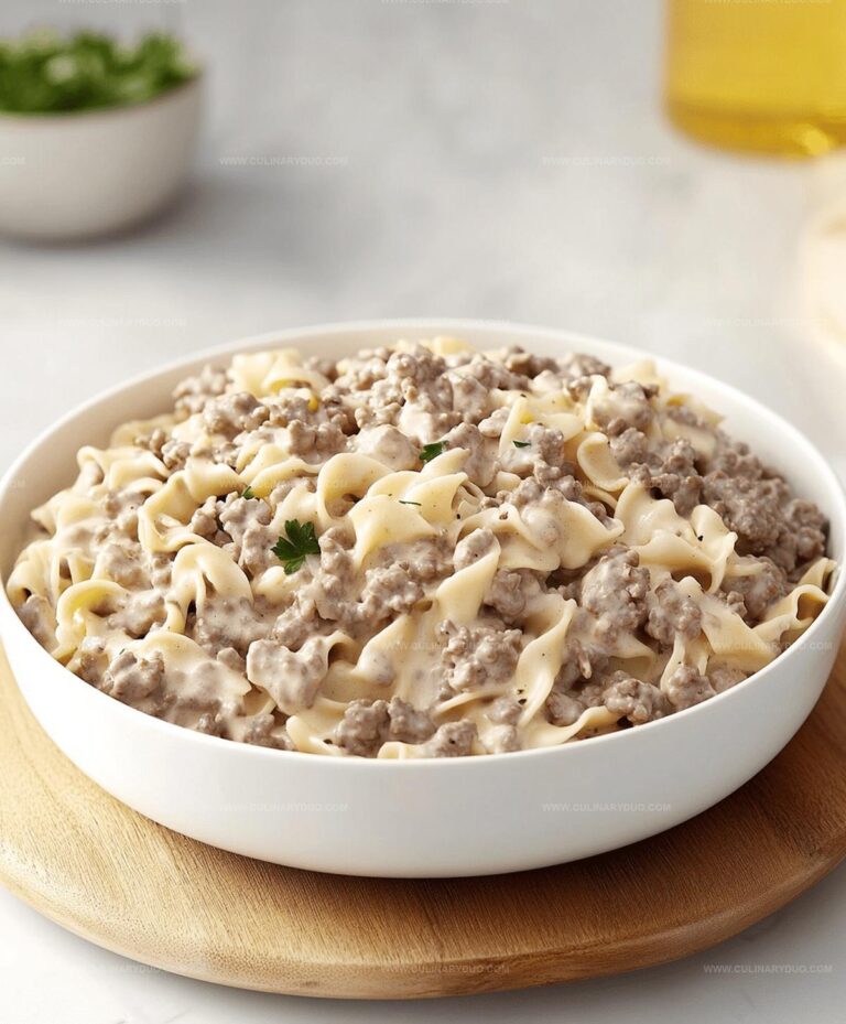 The Best Hamburger Stroganoff Recipe