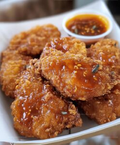 Baked Crunchy Hot Honey Chicken Recipe