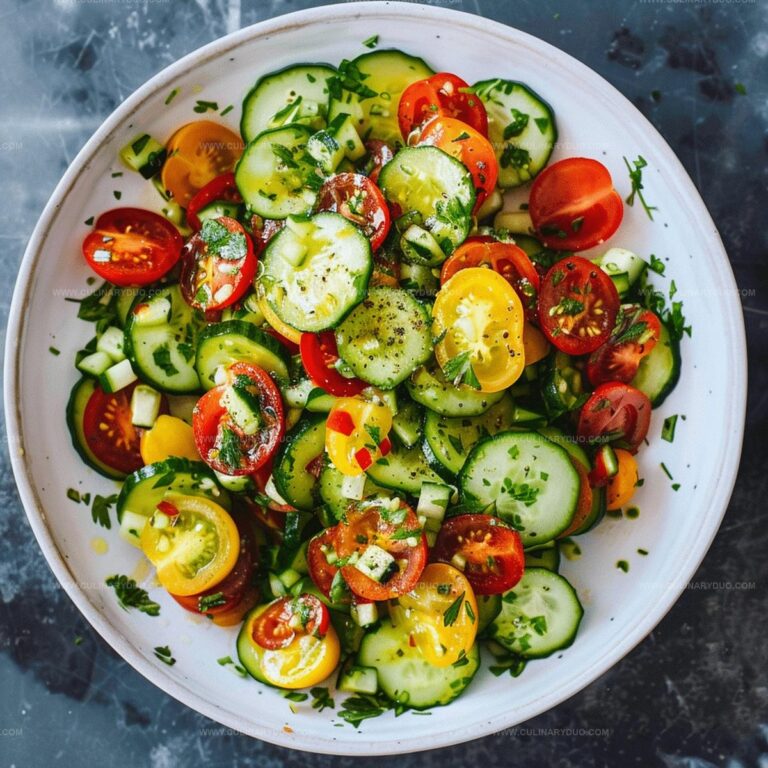 Cucumber Tomato Salad Recipe