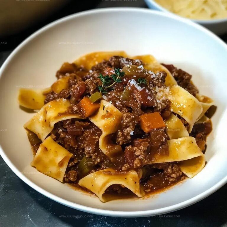 Lamb Ragu Pappardelle Recipe