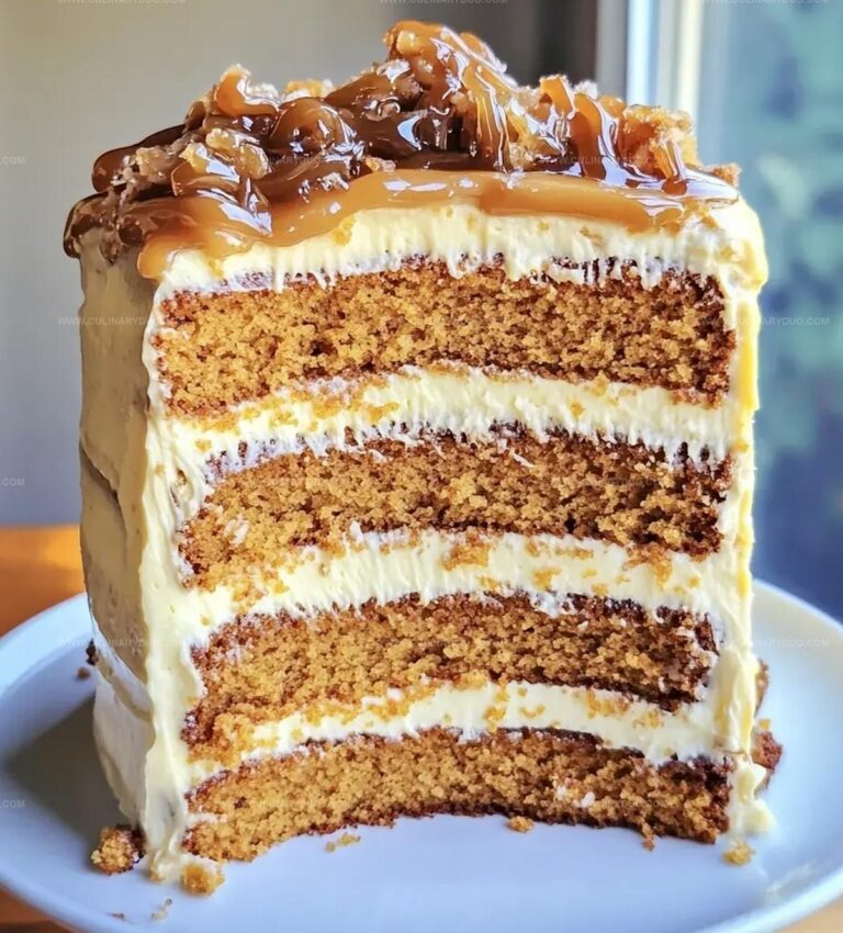 Pumpkin Salted Caramel Cake Recipe