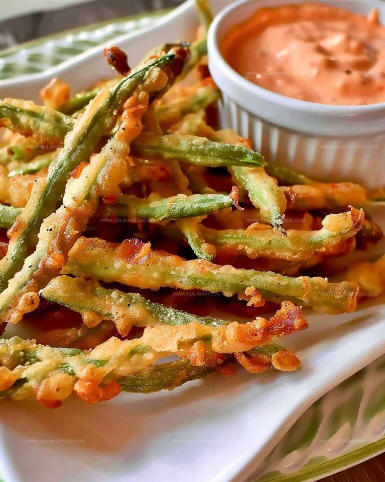 Fried Green Beans with Sriracha Mayo Recipe