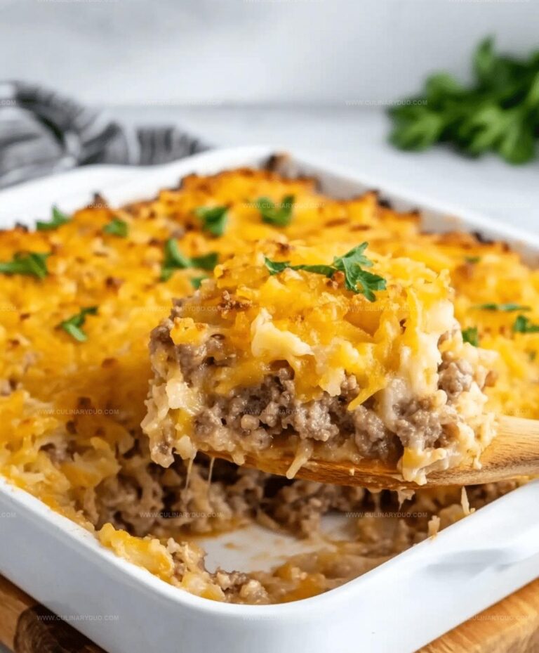 Hamburger Hash Brown Casserole Recipe
