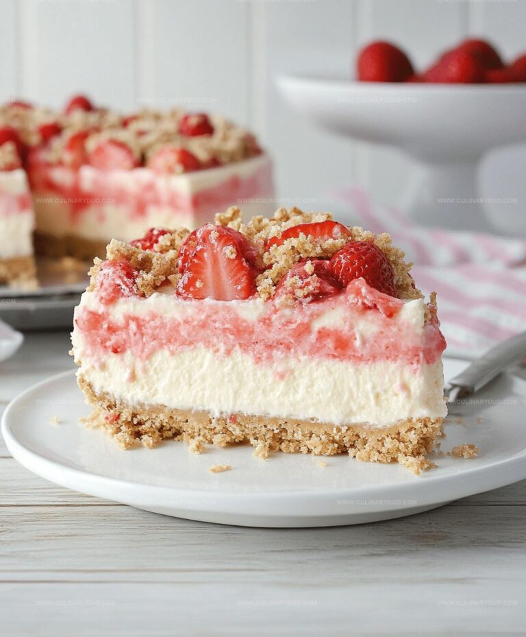 Ultimate Strawberry Crunch Cheesecake Recipe