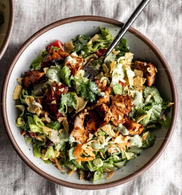 BBQ Chicken Chopped Salad with Cilantro Ranch Recipe