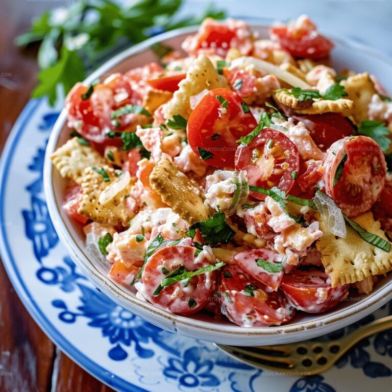 Tomato Cracker Salad Recipe