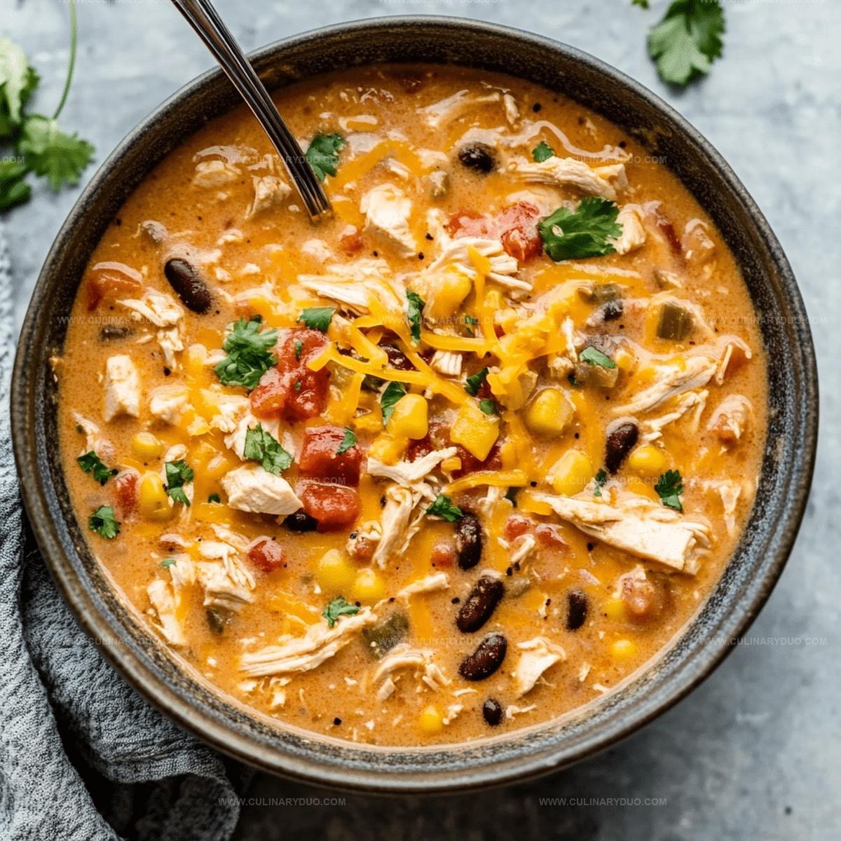 Easy Chicken Taco Soup Recipe