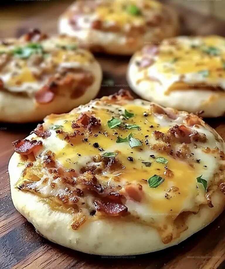 English Muffin Breakfast Pizza Recipe
