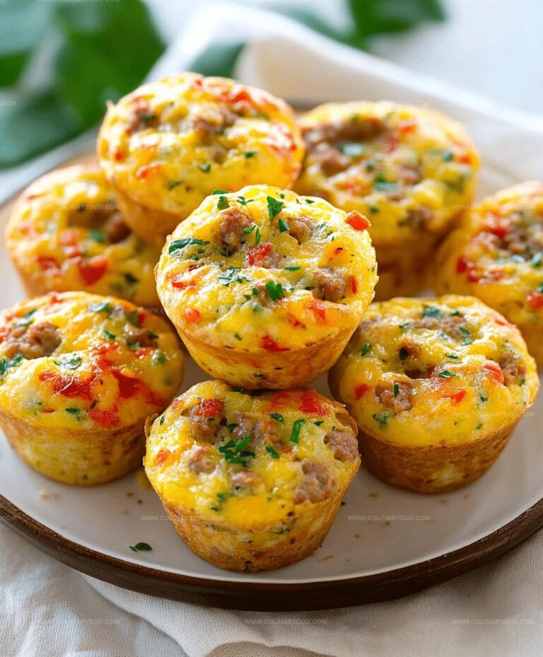 Easy Sausage Breakfast Muffins Recipe