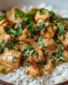 Spiced Coconut Basil Chicken with Rice Recipe