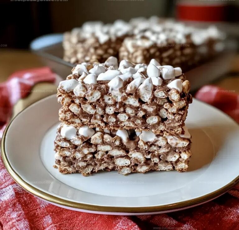 Vegan Hot Cocoa Rice Krispie Treats Recipe