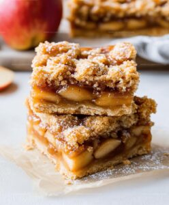 Salted Caramel Apple Pie Bars Recipe
