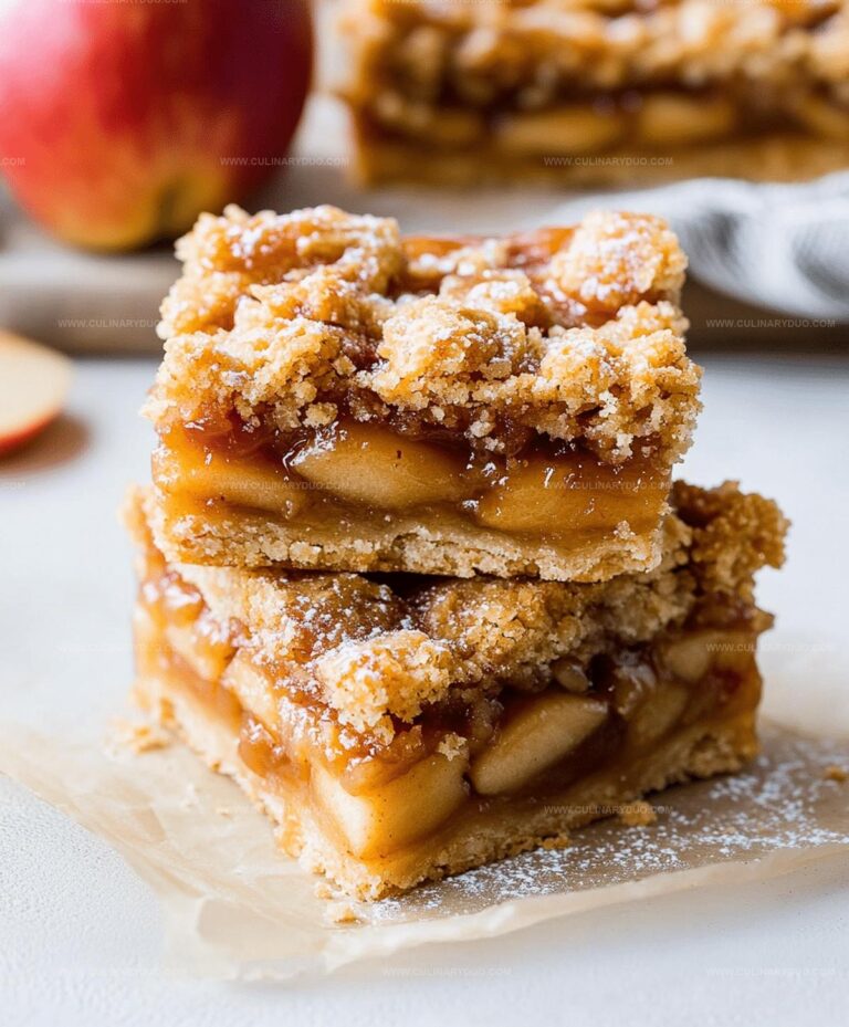Salted Caramel Apple Pie Bars Recipe
