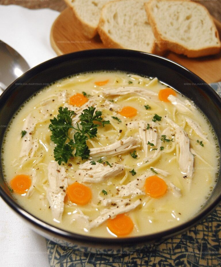 Best Creamy Chicken Noodle Soup Recipe
