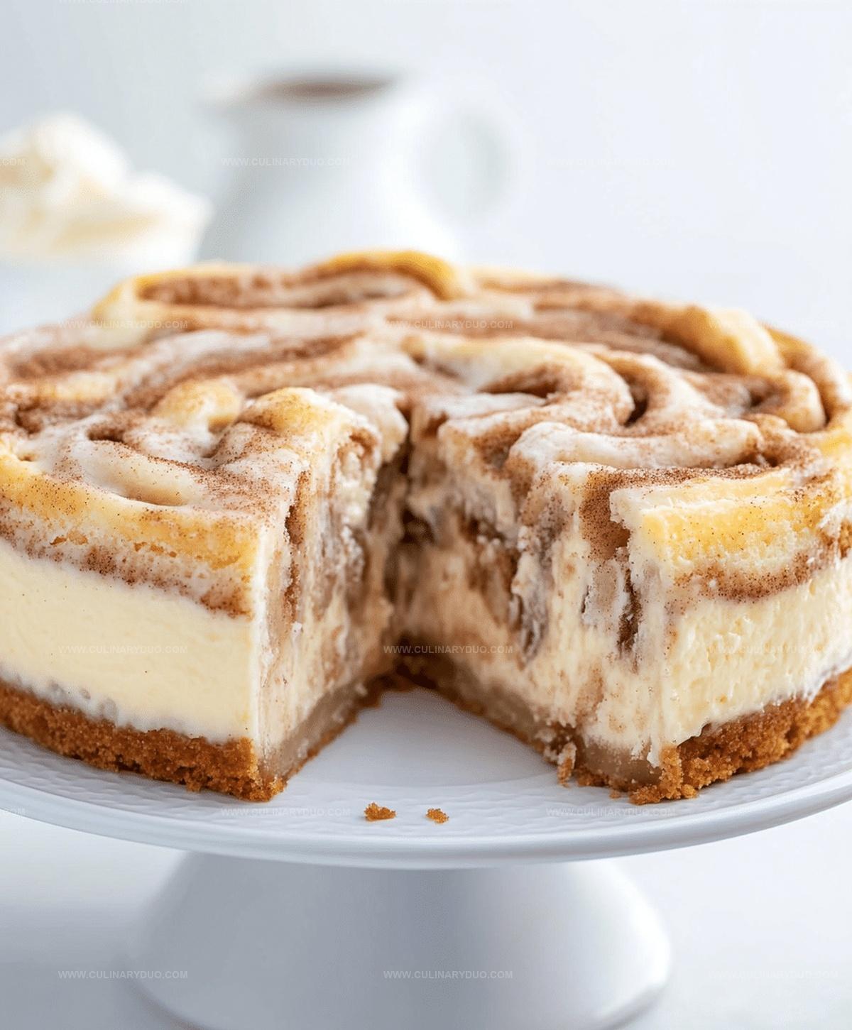 Cinnamon Roll Cheesecake Recipe