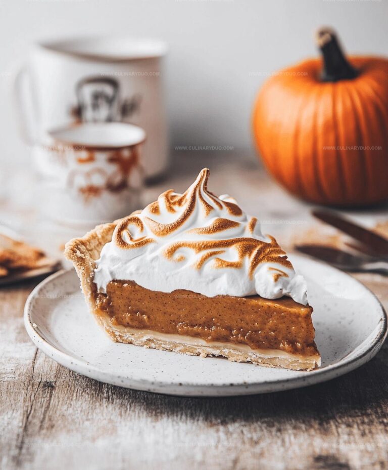 Chai Pumpkin Meringue Pie Recipe